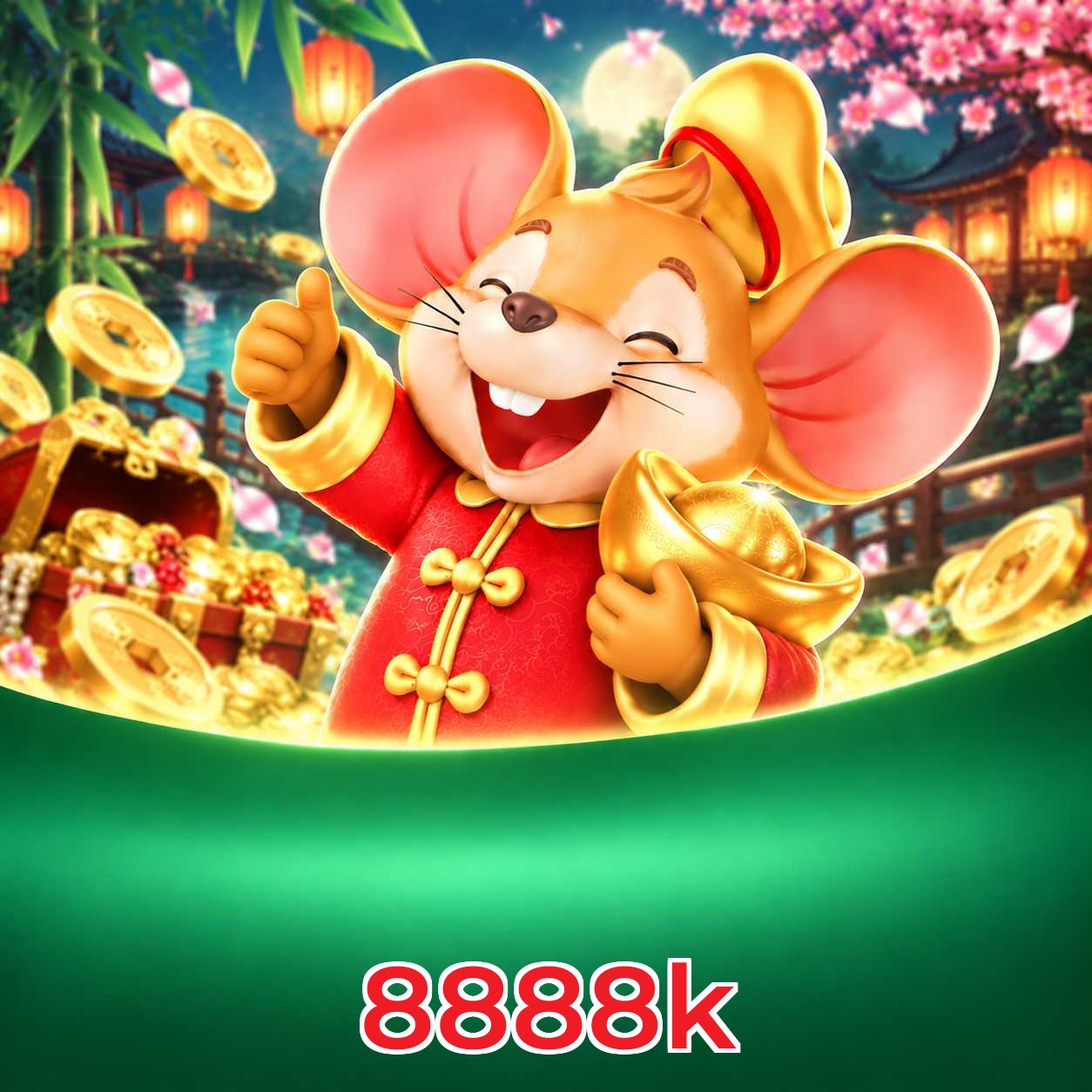 Pacote de boas-vindas ao criar conta na 8888k